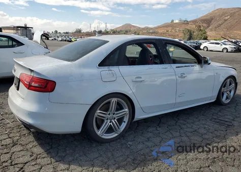 2014 Audi S4 Premium Plus из США, поврежденный, VIN WAUBGAFL8EA011693